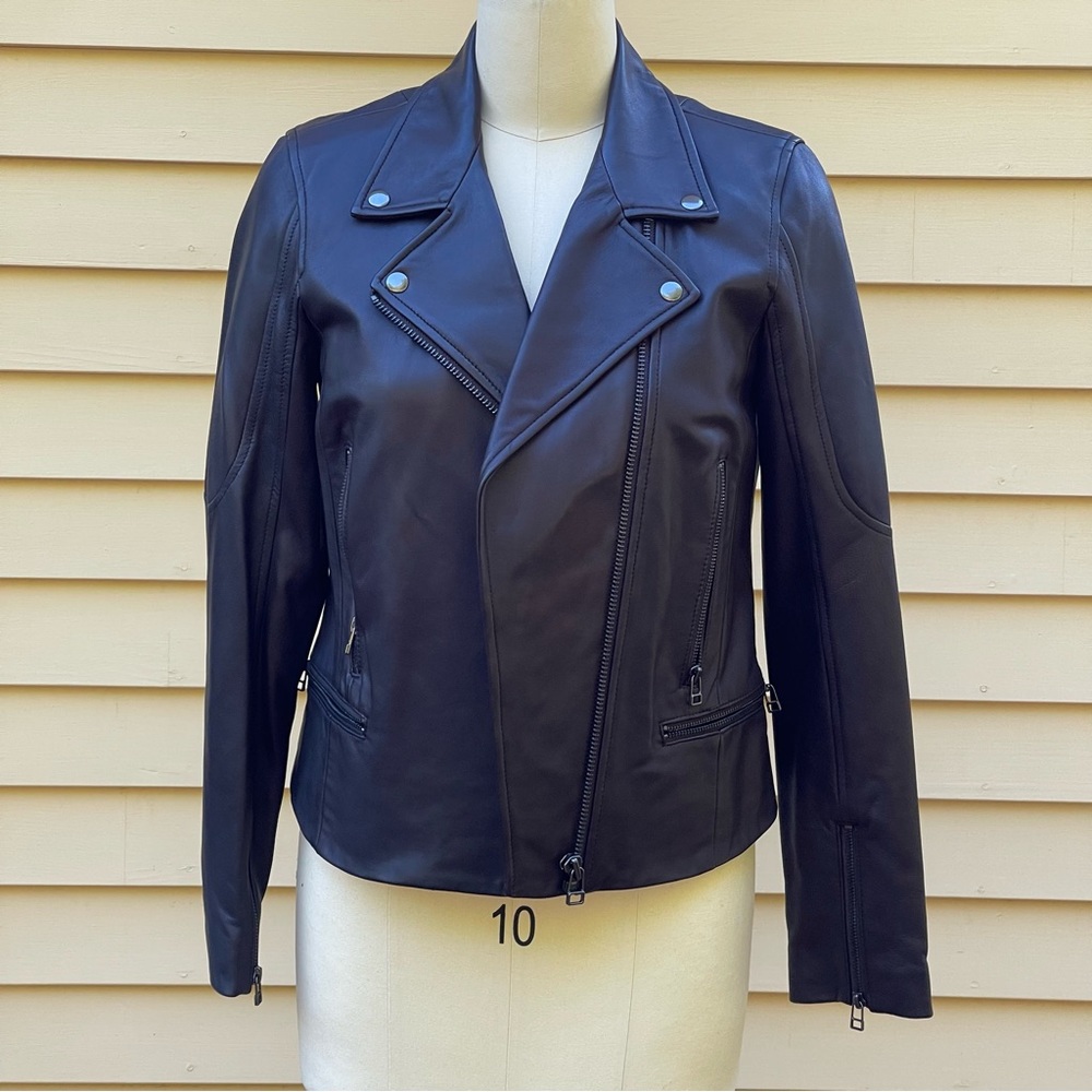 TRUTH AND PRIDE Genuine Leather Moto jacket Size Medium
